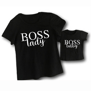 BOSS Mummy and Daughter Matching T-Shirt