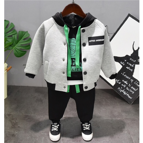 Three Piece Sweatshirt Hoodie, Sweatpants and Jacket