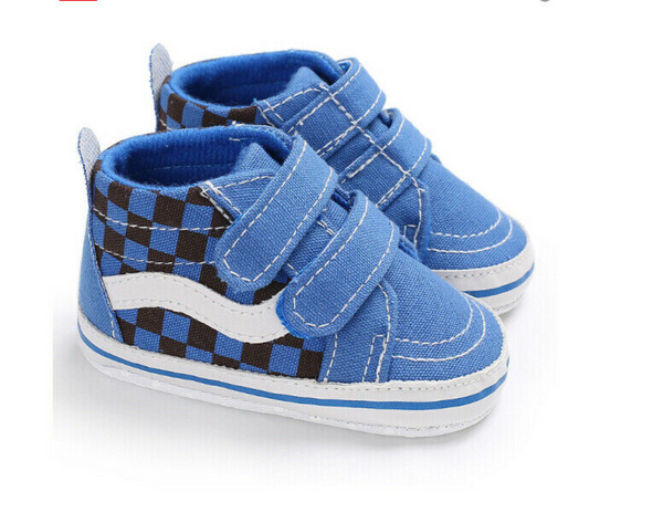 Anti-slip Hi-Top Crib Sneakers
