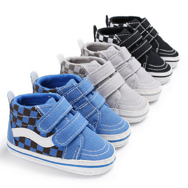 Anti-slip Baby Hi-Top Crib Sneakers